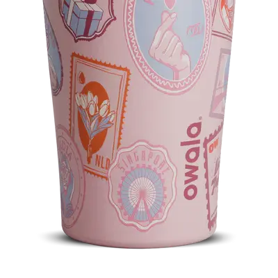 40oz FreeSip Tumbler  Sending Love owaloo