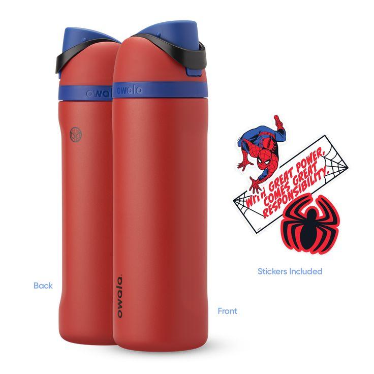 Owala -24oz FreeSip Water Bottle - Spider Man Edition